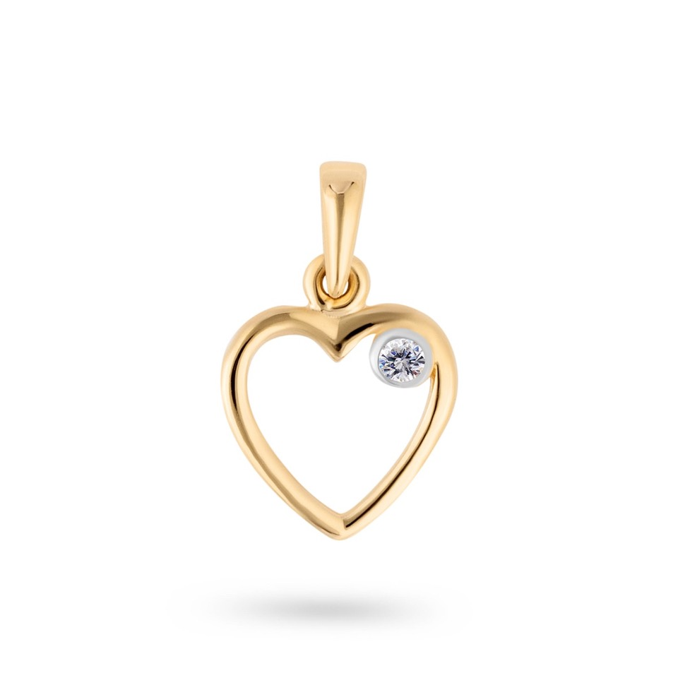 Hanger in geel goud 18 k 