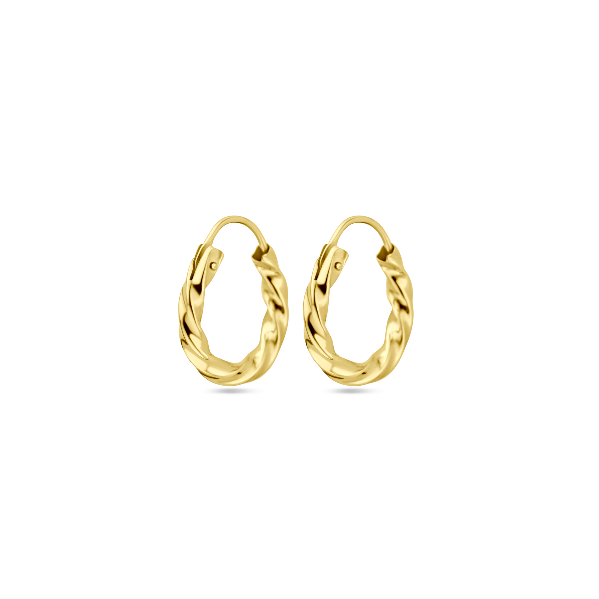 oorringen gedraaide buis