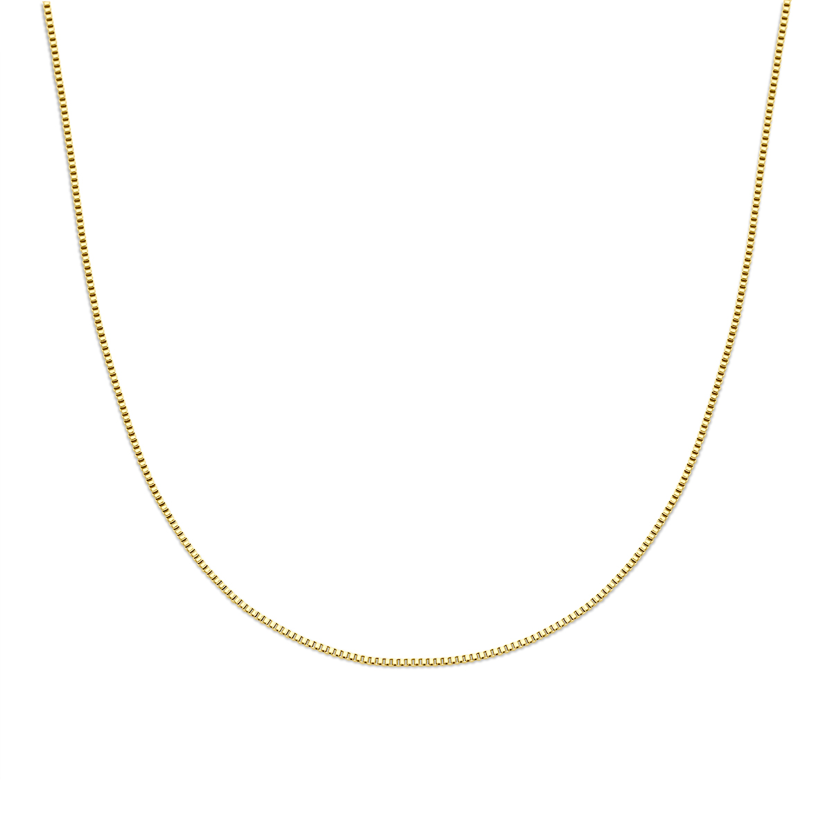 Stalen lengteartikel met geel gekleurde ion plating en een schakelbreedte van 1,5mm. Uitgevoerd met karabijnsluiting.