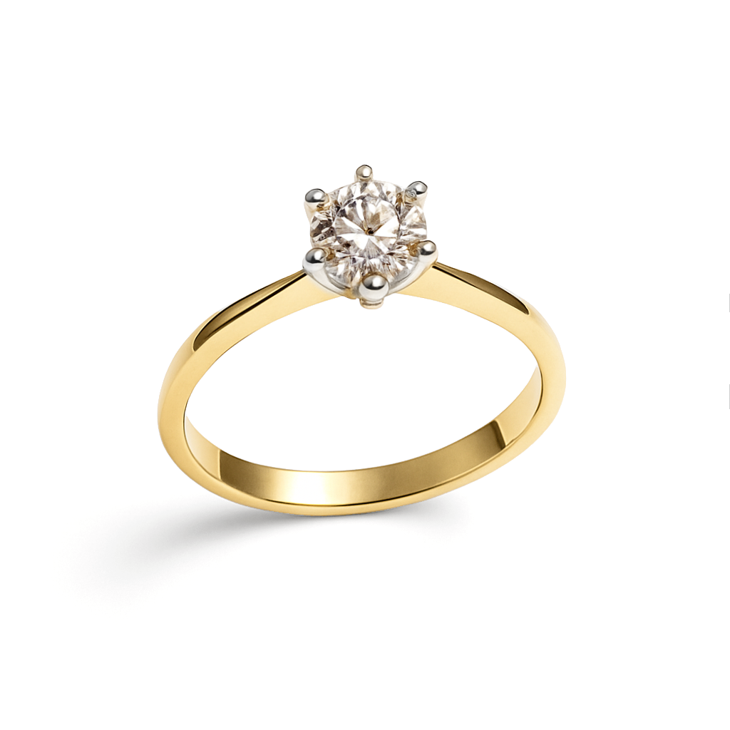 Prachtige solitair ring met een LabGrown diamant van 0,76 ct