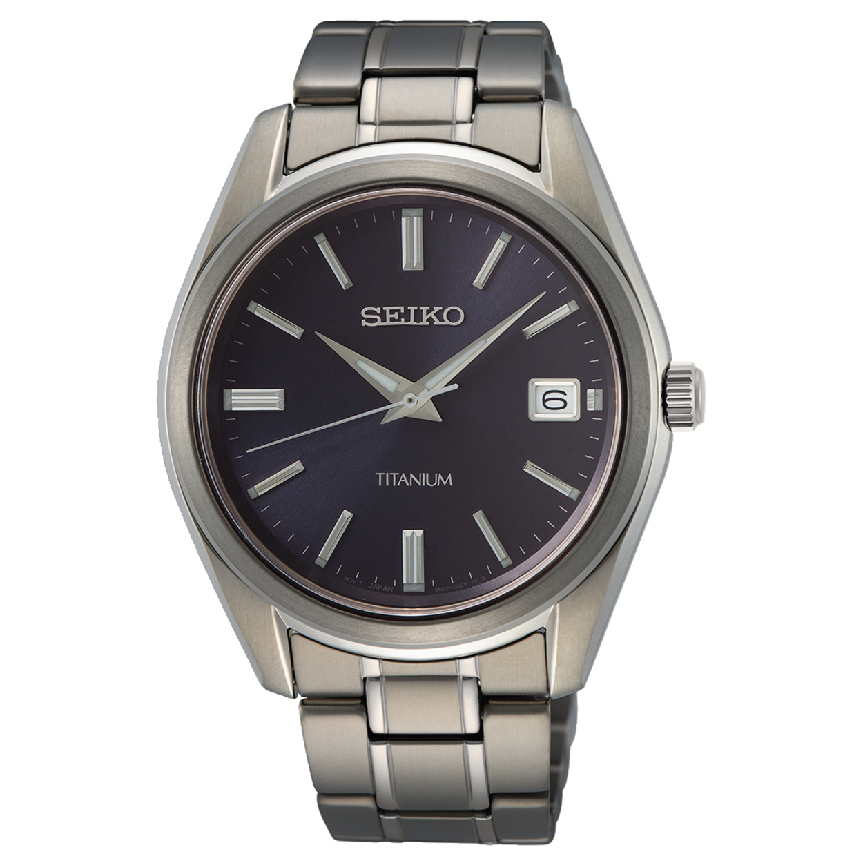 Dit is een herenhorloge van het merk Seiko. Het is een analoog horloge gemaakt van titanium. De diameter van de kast is 40.2 mm en de kast is 8.5 mm dik.
De verdere specificaties van het horloge zijn als volgt:
Kastvorm: rond
Kastkleur: grijs
Kastmateriaal: titanium
Bandbreedte: 18 mm
Bandlengte: 260.2 mm
Sluiting: vouwsluiting met drukker
Wijzerplaatkleur: blauw
Glassoort: saffier glas
Waterdichtheid: 10 ATM
Techniek: quartz