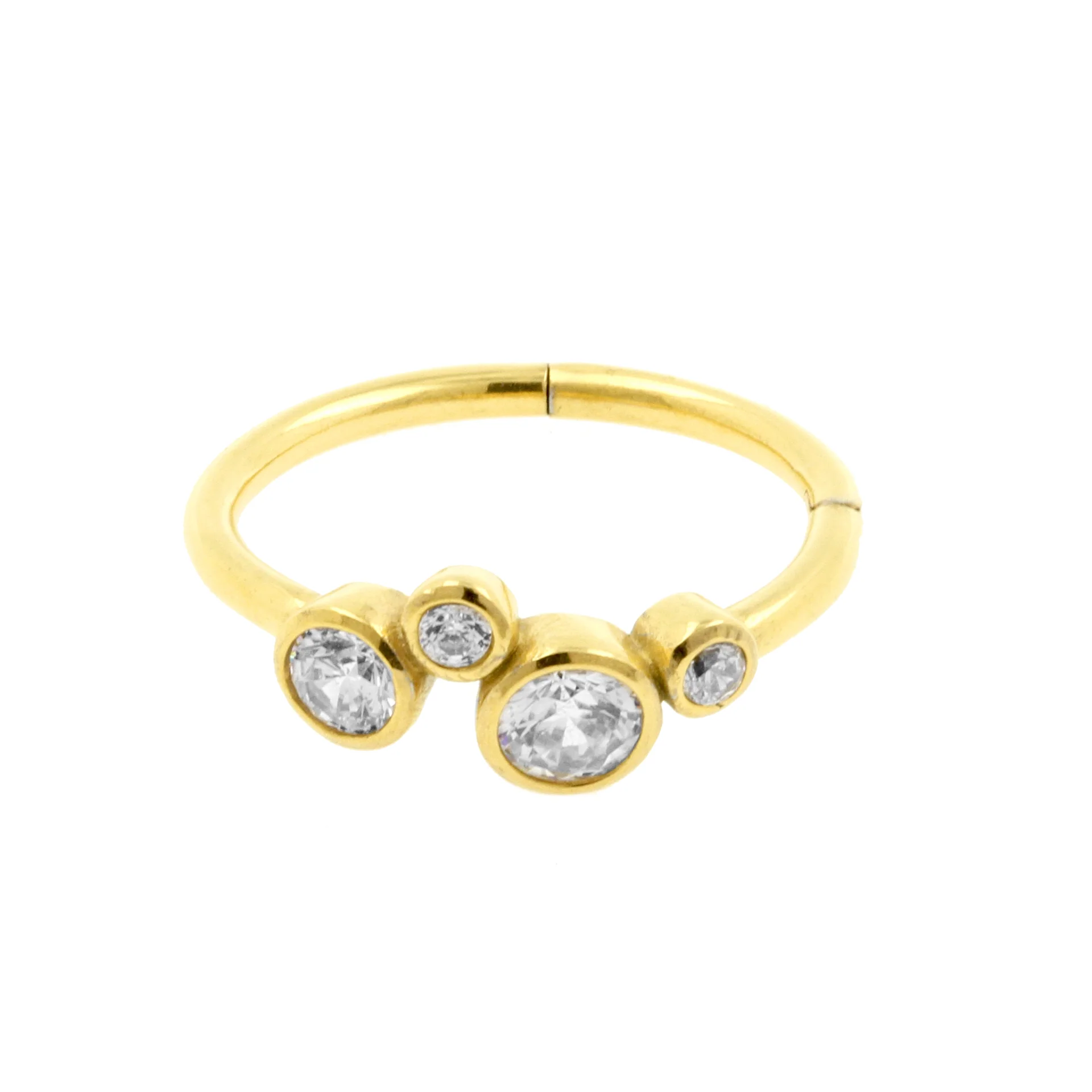 Dit product is een unieke piercing, onderdeel van de "JEWEL" categorie. Deze stijlvolle accessoire is perfect om je look te verfraaien. Draag hem in je oorlel of neusvleugel voor een verfijnde touch. Zorg ervoor dat het gebied schoon is en gebruik desinfecterende middelen voor en na het aanbrengen. Een must-have voor elke sieradenliefhebber!