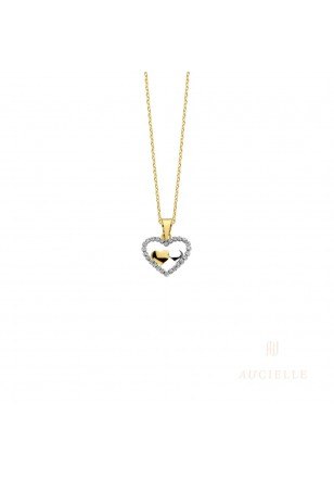 Hartje in goud 18 k 