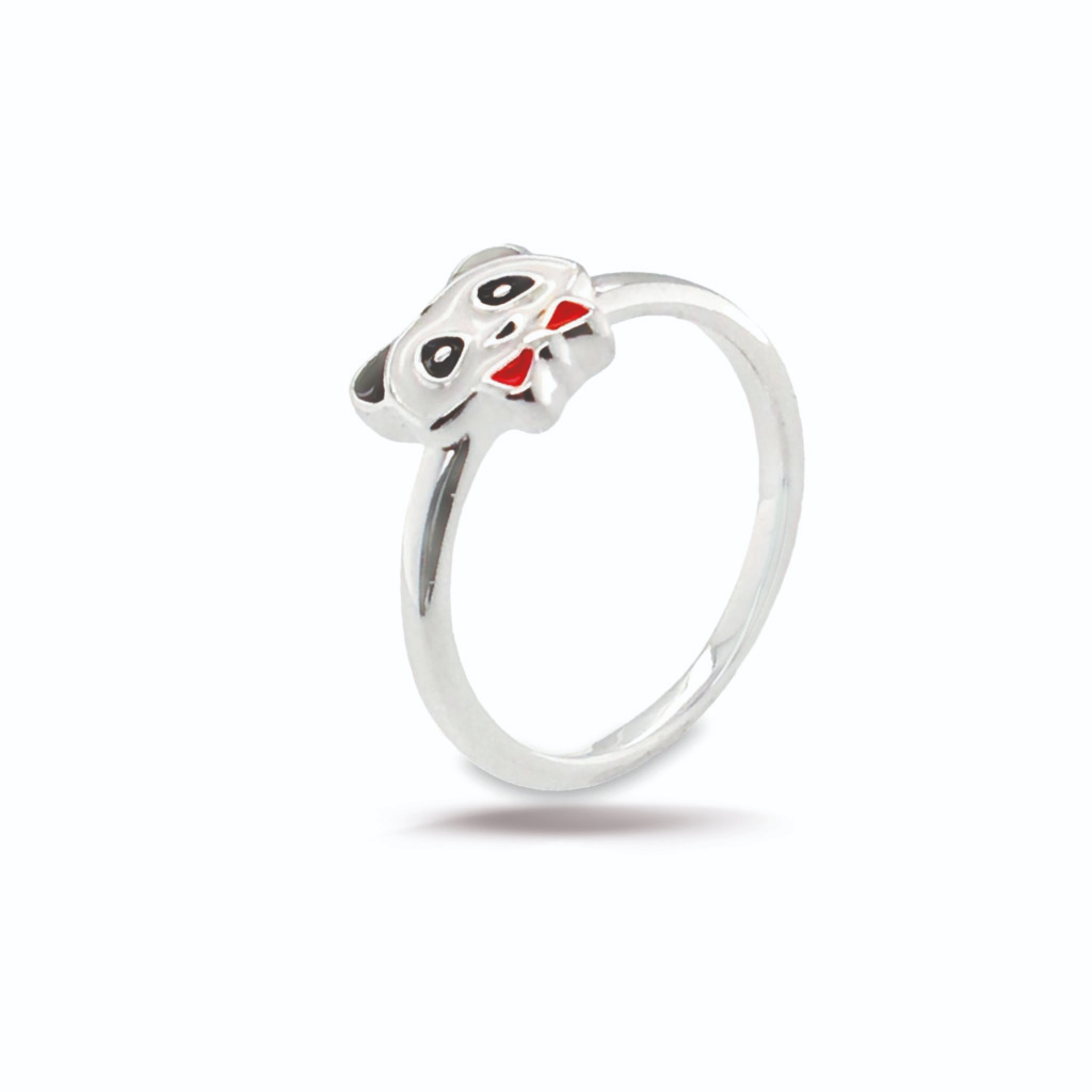 Bellini Zilveren Ring Pandabeer