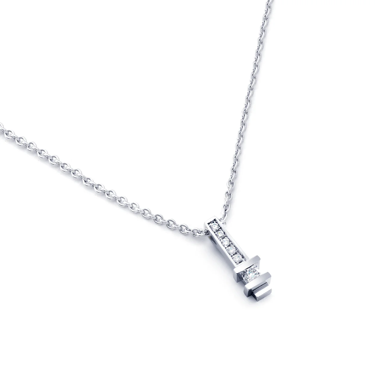 HAN0095PAVE 1 x 0.04 crt  5 - 0.05 crt pw