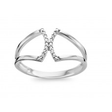 Ring wit goud met diamant