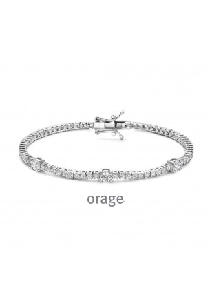 Armband met zirconia in zilver van het merk Orage 