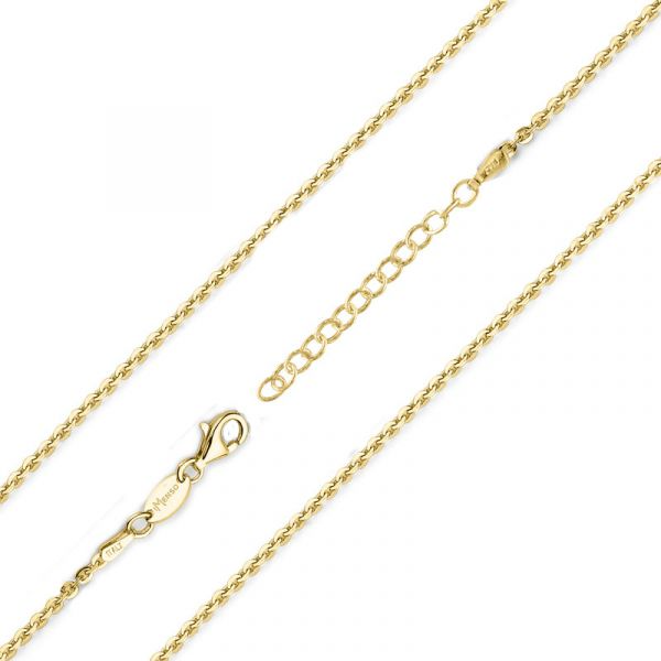 De My Imenso Jasseron flat 47cm GP, modelnummer 27002242, is een verfijnde ketting in de categorie sieraden. Deze Jasseron-ketting is een elegante toevoeging aan elke outfit en meet 47cm. Draag het solo voor een eenvoudige, klassieke look of combineer het met andere sieraden voor een gelaagde stijl. Perfect voor elke gelegenheid.