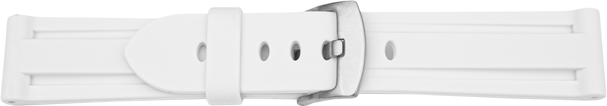 horlogeband Kunststof wit 20mm