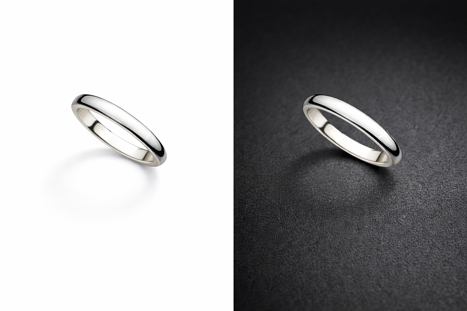 aansluitring 14 kt witgoud 2,5 mm WS10327