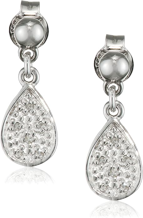 Hot Diamonds Stargazer zilveren oorbel druppel met diamant