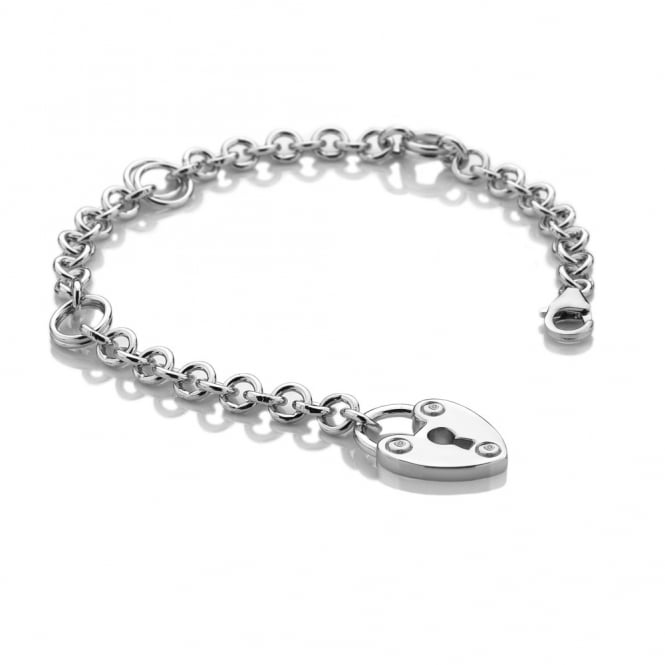 Hot Diamonds Love Lock zilveren armband