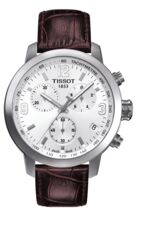 Het Tissot PRC200 Heren Horloge T0554171601701 heeft een roestvrijstalen kast, bruine leren band en een witte wijzerplaat met Arabische index. Uitgerust met een quartz uurwerk, saffierglas, en een chronograaffunctie, is het waterbestendig tot 20 ATM. Perfect om elke dag te dragen, zowel formeel als casual, voor een verfijnde look.