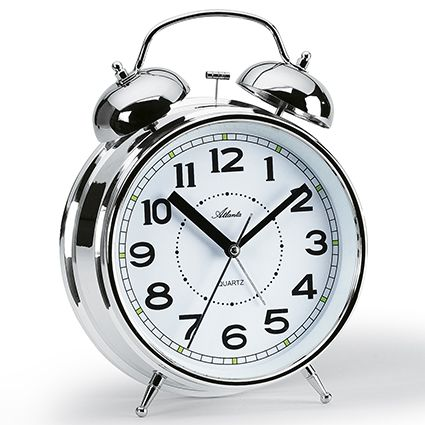 Kwarts wekker met belsignaal en licht