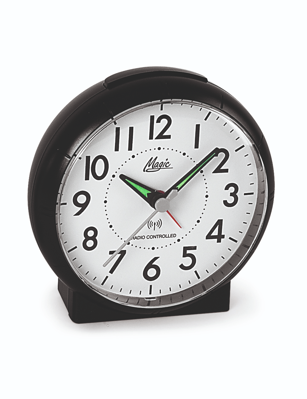 Analoge radiowekker met magic light functie, licht, repeater, lichtgevende wijzers en opstijgend alarmsignaal"