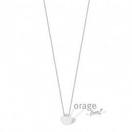 Hanger cirkelvormig zilver met ketting