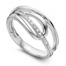 Ring wit goud met briljant