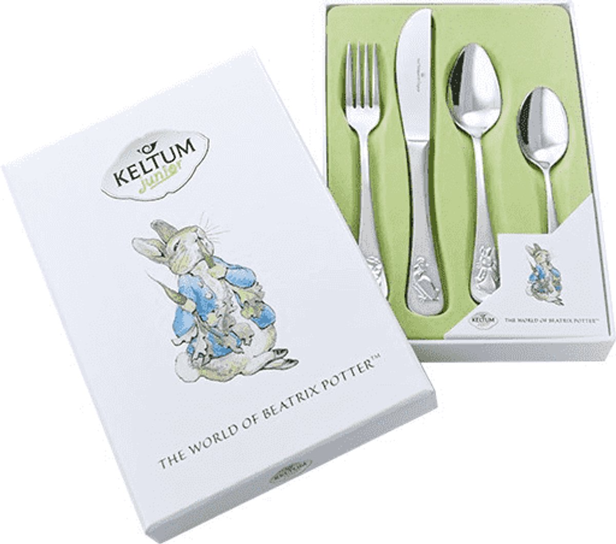 kinderbestek, Beatrix Potter 4delig