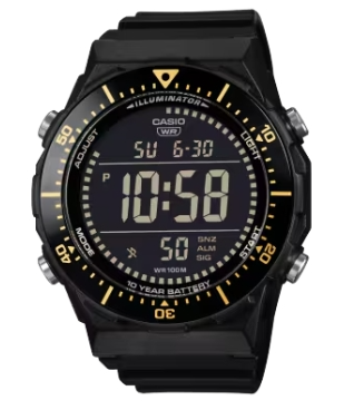 De Casio AE-1700H-1BVEF is een stoer horloge uit de categorie "WATCH" met functies zoals wereldtijd, LED-verlichting, stopwatch, countdown timer en waterbestendigheid. Ideaal om dagelijks te dragen. Combineer met casual kleding voor een sportieve look. Draag het stevig om je pols voor optimaal comfort en functionaliteit. Perfect voor avonturiers en sportliefhebbers.