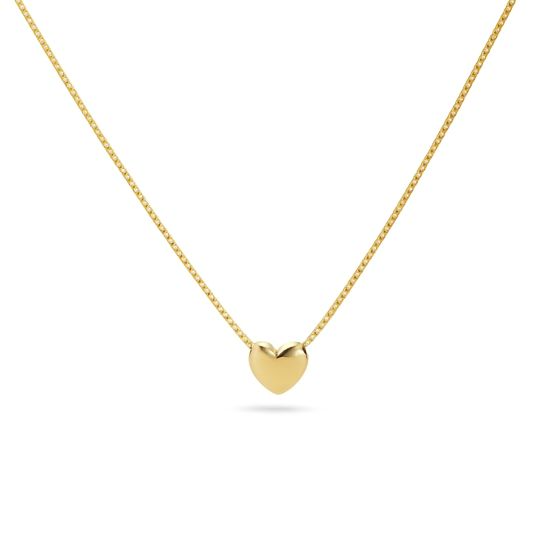 zilveren Karma collier, LENA Goldplated
