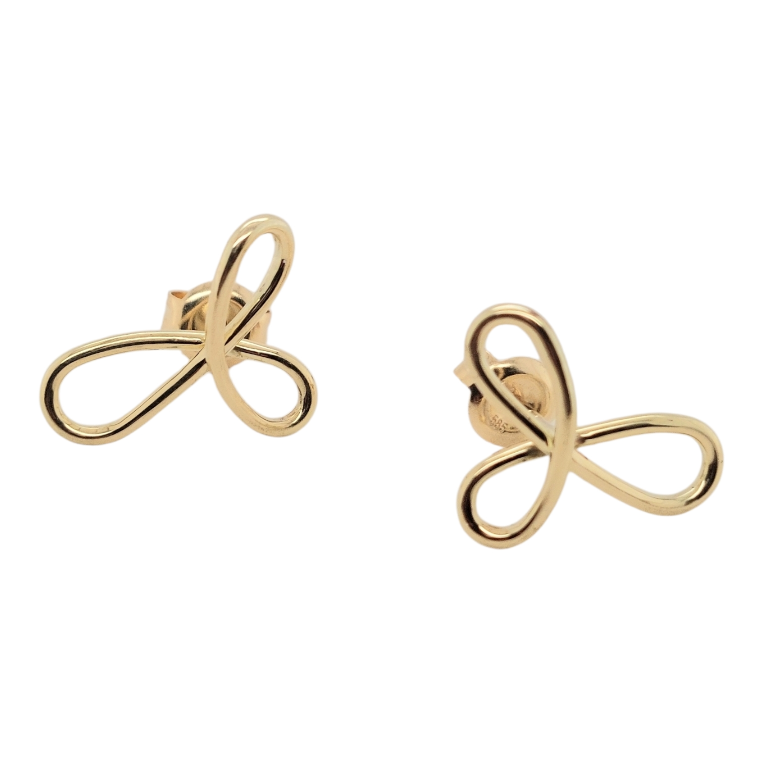 14kt gouden oorsteker