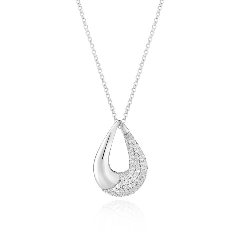 De SJ-N2482-CZ is een prachtige ketting die een vleugje elegantie toevoegt aan elke outfit. Perfect te combineren met zowel formele als informele kleding. Draag het als een opvallend middelpunt bij een klassieke jurk of boven een eenvoudige blouse om je look meteen te verfijnen. Een veelzijdige toevoeging aan elke sieradencollectie.