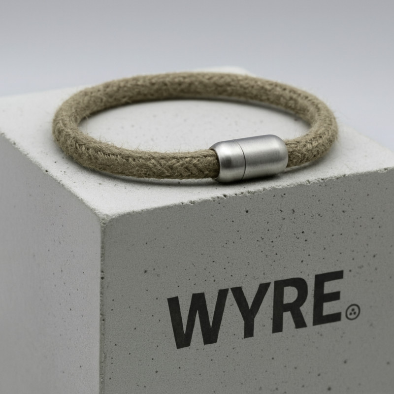 Wyre ontwerpt en maakt lokaal armbanden met oog voor creativiteit en kwaliteit. Tijdens productie van het maken van verlichting blijven bij het op maat maken van hoogwaardige Italiaanse textielsnoeren reststukken over. waar anderen dit als afval zien, zien wij de grondstof voor mooie sieraden. 
Samen met de ontwerper transformeerden we deze bijzondere snoeren tot een uniek e armbanden collectie: WYRE.
Elke armband wordt met de hand gemaakt in Nederland
 ( Maassluis) .  Duurzaam en lokaal geproduceerd en elk exemplaar met een eigen karakter. De armbanden zijn in elke gewenste lengte te bestellen en worden dan speciaal voor u vervaardigd.