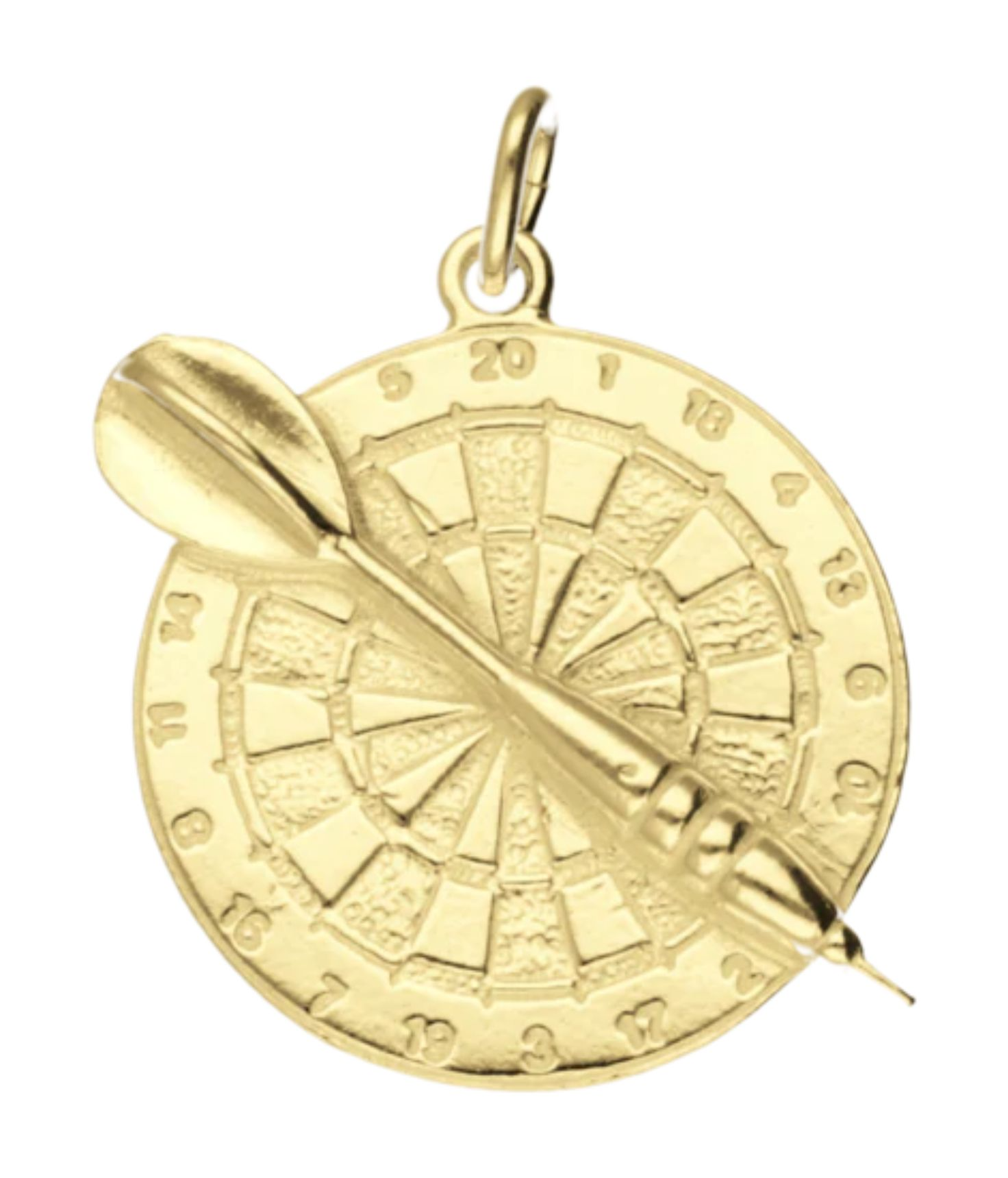 Huiscollectie - 14kt geelgouden Dartbord, groot, Massief - 4006956