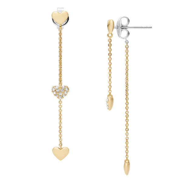 De FOSSIL OORSTEKERS SUTTON met modelnummer JA7300710 zijn een stijlvolle aanvulling op elke sieradencollectie. Met hun goudkleurige afwerking bieden ze een tijdloze uitstraling die geschikt is voor zowel dagelijkse als speciale gelegenheden.