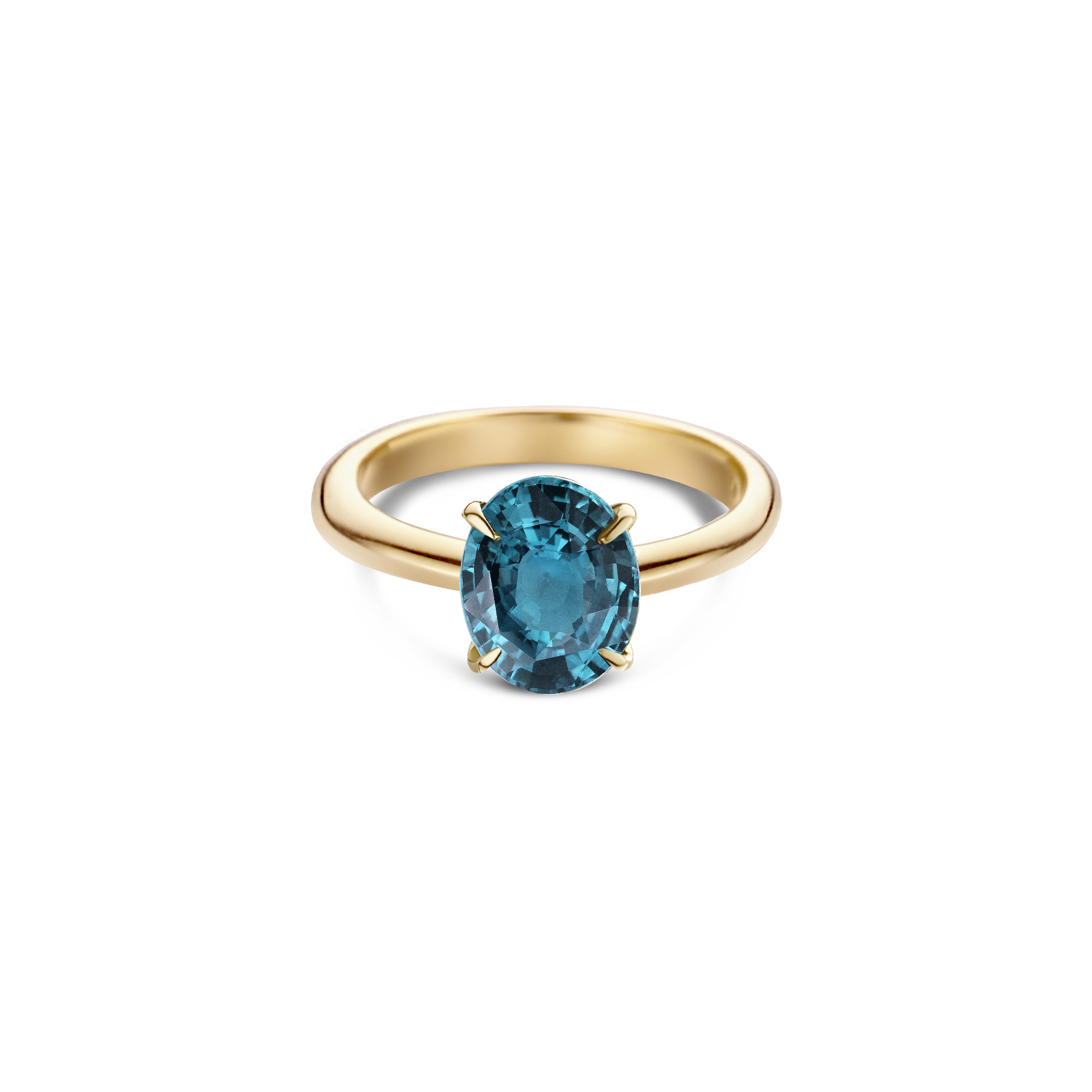 ROMANCE BY R&C 18KT ROSEGOUDEN RING CUBA  LONDON BLUE TOPAAS
DE AFBEELDING IS IN GEELGOUD MAAR DE RING IS TUSSEN ROSE EN GEELGOUD IN