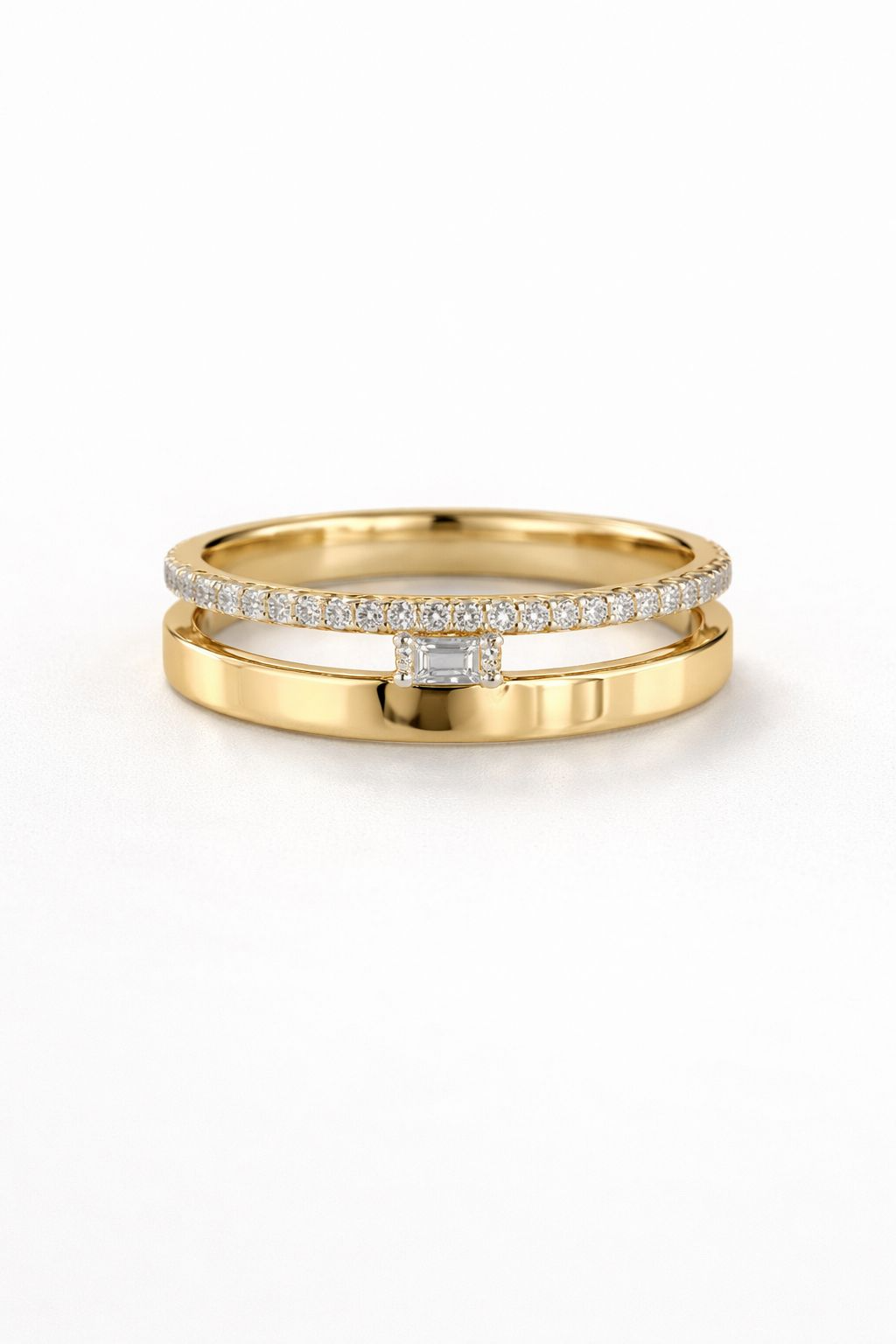 GGD Ring 19-0.12H si 1-0.05 Baqette