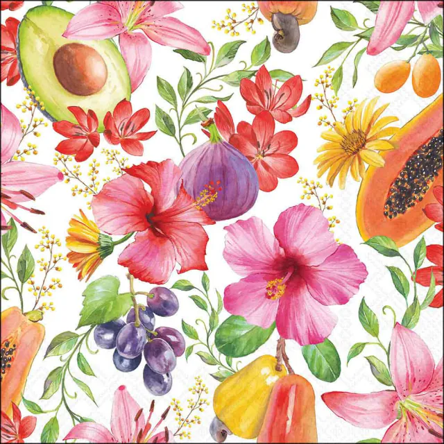 De Napkin 33 Tropical Delights, modelnummer 13320460, van het ongedefinieerde merk, voegt een vleugje tropische sfeer toe aan elke gelegenheid. Kenmerken: FSC Mix, ideaal voor milieubewuste feesten. Perfect voor op speelse of feestelijke tafels in de categorie TOYS_HOBBY_PARTY. Draag het? Niet van toepassing, gebruik het als een charmante decoratie of servet.
