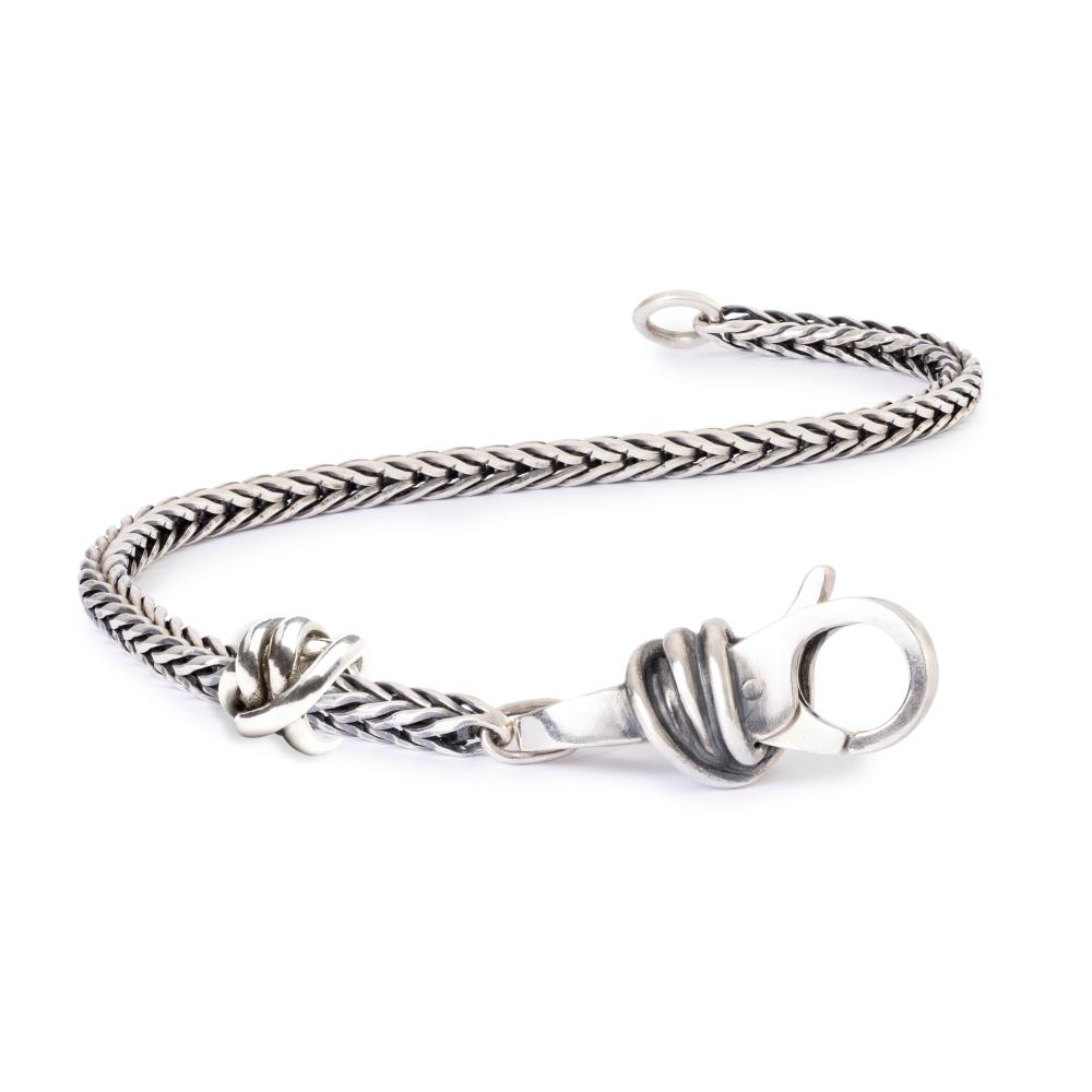 Zilveren Trollbeads armband Geluksknoop (20 cm) &ndash; een symbool om verhalen van geluk dicht bij je te houden. Verkrijgbaar bij Juwelier Schouten &ndash; Middenwaard, Heerhugowaard.