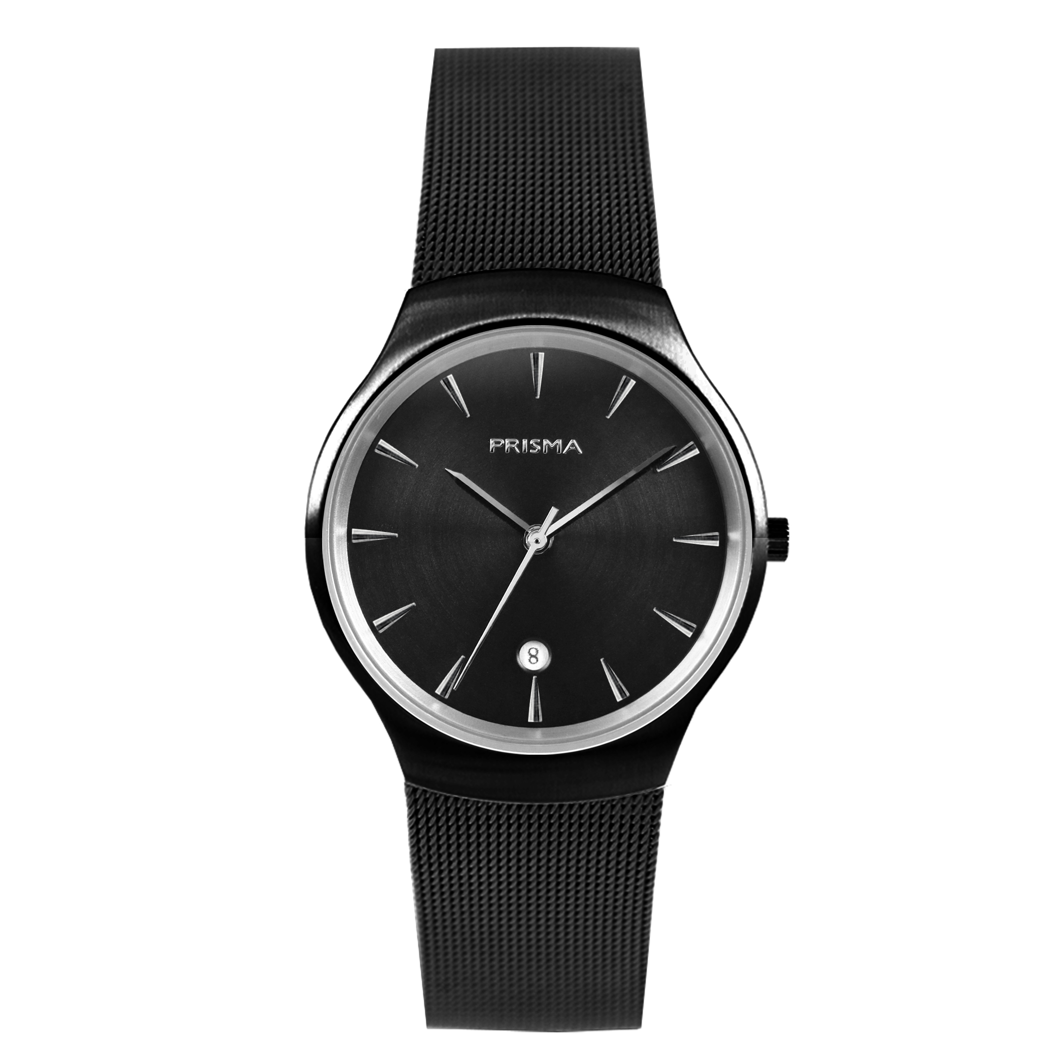 Prisma heren Icon P.2082 horloge edelstaal

Algemeen
Geslacht: heren
Model: P2082

Voordelen
- milanese band met verfijnde schakels
- band edelstaal mat zwart
- wijzerplaat zwart met streepjes
- slimeline model (minder dan 7 mm dik)
- datum
- 5ATM waterdicht: handenwassen, regen, douchen
- quartz
- maat kast 36mm (breedte) 7mm (dikte)

