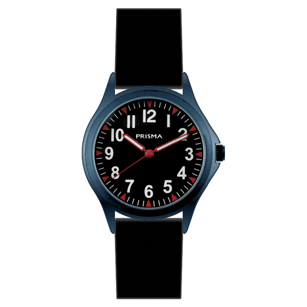 Prisma Coolwatch horloge CW407 jongens kunststof 5 ATM blauw

Algemeen
Geslacht: jongens
Model: CW407

Voordelen
- band plastic/silicone zwart
- wijzerplaat zwart met witte cijfers (arabisch)
- duidelijke tijdsweergave
- spat waterdicht: handenwassen, regen
- quartz
- maat kast 31,6mm (breedte) 8,6mm (dikte)

