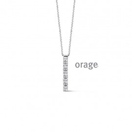 Ketting met hanger en zirconia van het merk Orage