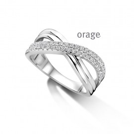 Ring in zilver met zirconia van het merk Orage 