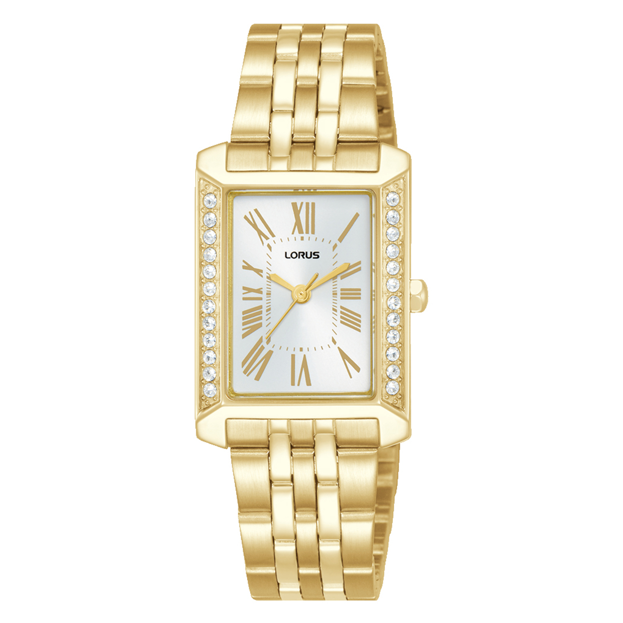 Dit is een dameshorloge van het merk Lorus. 
