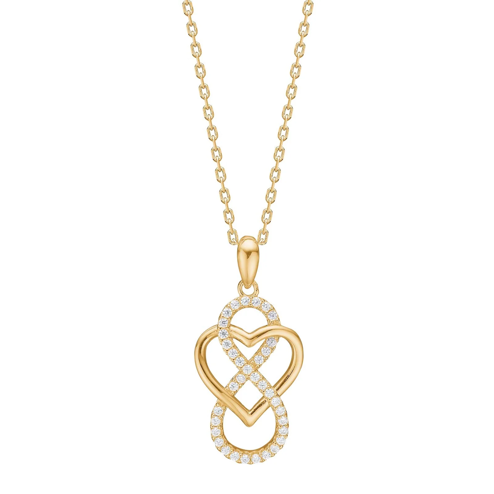 Die vergoldete Silberhalskette mit Herz-/Engel-Anh&auml;nger, besticht durch zarte Eleganz und zeitloses Design. Diese Halskette aus der Kategorie Schmuck und Typ Kette ist ideal f&uuml;r den t&auml;glichen Gebrauch oder besondere Anl&auml;sse. Kombinieren Sie sie mit einem l&auml;ssigen oder eleganten Outfit, um jedem Look einen Hauch von Raffinesse zu verleihen.