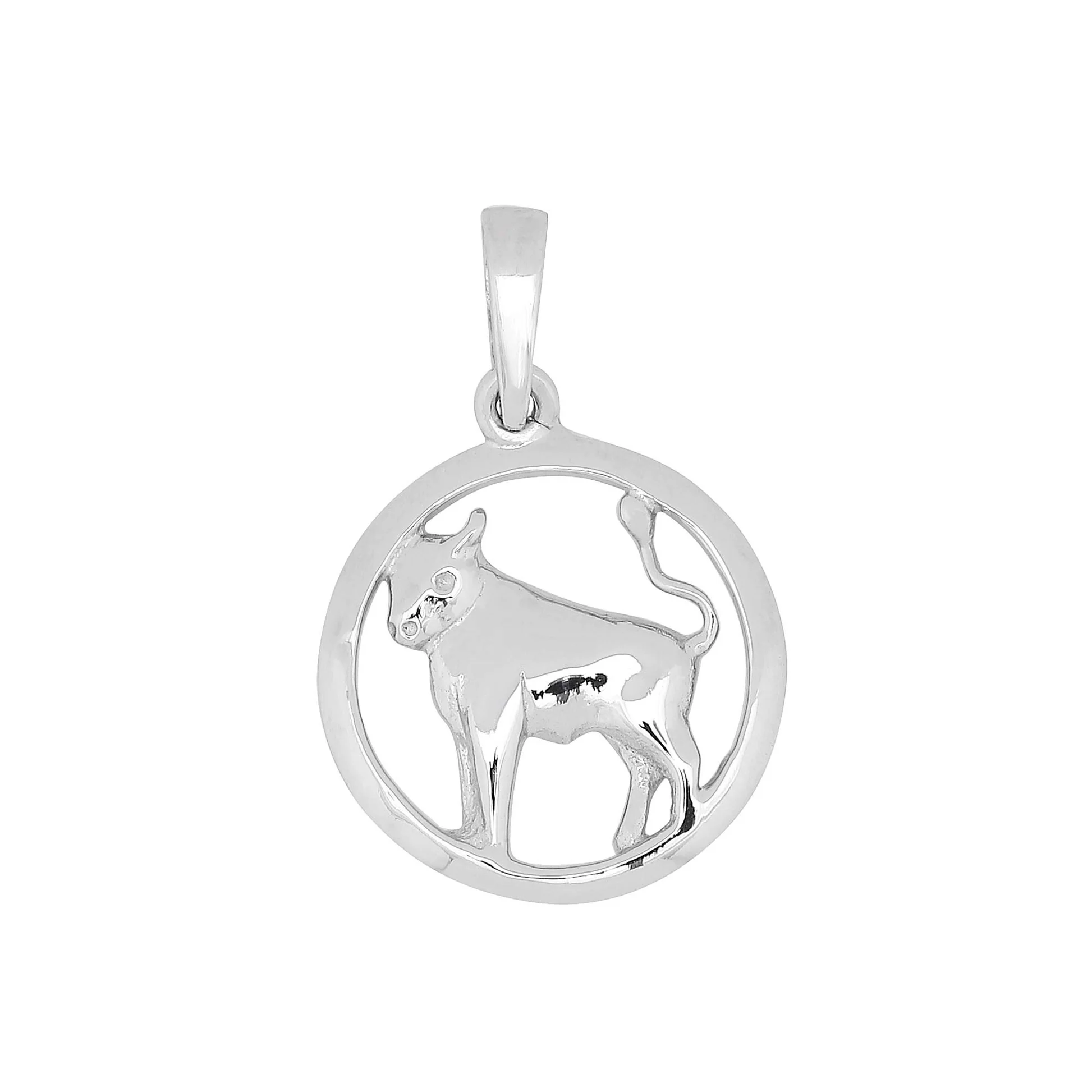 Der Silberanh&auml;nger Stier 15mm, ist ein stilvolles Schmuckst&uuml;ck. Tragen Sie diesen eleganten Anh&auml;nger an einer feinen Silberkette, um Ihrem Outfit eine pers&ouml;nliche Note zu verleihen. Ideal f&uuml;r astrologiebegeisterte Sch&uuml;tzen oder als besonderes Geschenk f&uuml;r geliebte Menschen. Perfekt f&uuml;r den t&auml;glichen Gebrauch.