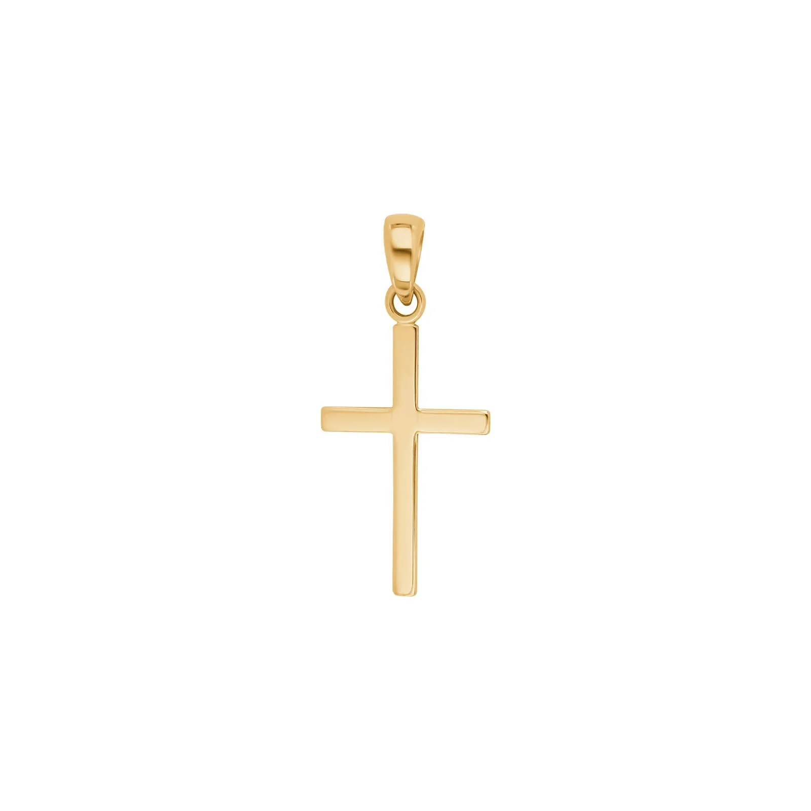Das 8kt. Goldkreuz 15mm, ist ein eleganter Anh&auml;nger aus 8-kar&auml;tigem Gold. Die zarte Kreation eignet sich perfekt als Symbol des Glaubens. Ideal f&uuml;r das t&auml;gliche Tragen an einer zarten Goldkette oder in Kombination mit anderen Anh&auml;ngern f&uuml;r einen modernen Look. Ein klassisches Schmuckst&uuml;ck f&uuml;r jede Gelegenheit.