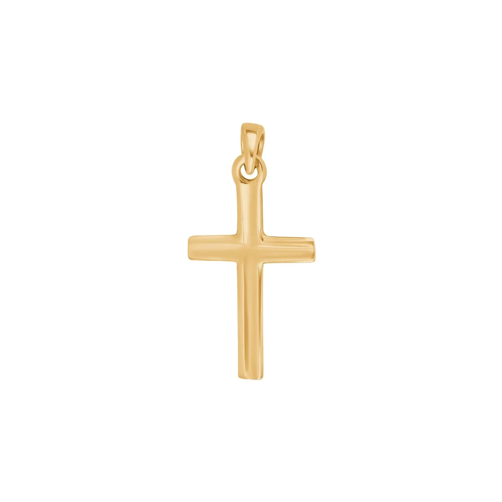 Das 8kt. Goldkreuz 23mm, ist ein eleganter Anh&auml;nger aus 8-kar&auml;tigem Gold. Die zarte Kreation eignet sich perfekt als Symbol des Glaubens. Ideal f&uuml;r das t&auml;gliche Tragen an einer zarten Goldkette oder in Kombination mit anderen Anh&auml;ngern f&uuml;r einen modernen Look. Ein klassisches Schmuckst&uuml;ck f&uuml;r jede Gelegenheit.