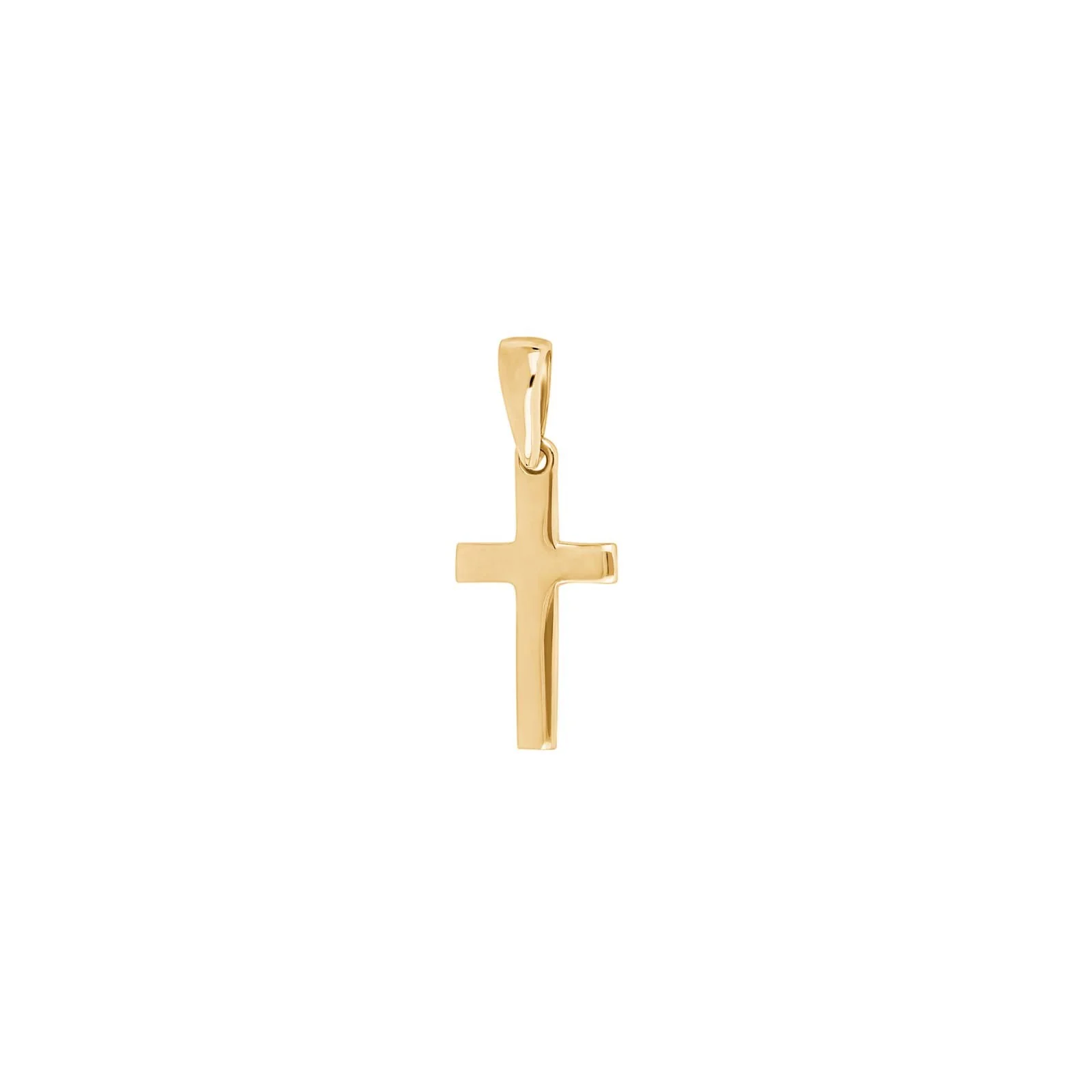 Das 8kt. Goldkreuz 13,5mm, ist ein eleganter Anh&auml;nger aus 8-kar&auml;tigem Gold. Die zarte Kreation eignet sich perfekt als Symbol des Glaubens. Ideal f&uuml;r das t&auml;gliche Tragen an einer zarten Goldkette oder in Kombination mit anderen Anh&auml;ngern f&uuml;r einen modernen Look. Ein klassisches Schmuckst&uuml;ck f&uuml;r jede Gelegenheit.