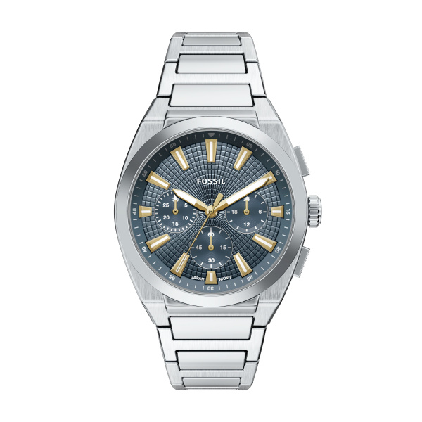 De FOSSIL HEREN HORLOGE EVERETT FS6154 is een stijlvolle polshorloge met een zilverkleurige metalen kast van 44 mm en een grijze wijzerplaat. Ideaal te dragen bij zowel formele als casual gelegenheden voor een verfijnde en moderne look. Combineer met zilveren sieraden voor een complete uitstraling.