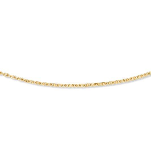Dit 14 karaats anker collier, is een verfijnde ketting met een dikte van 1,1 mm en een lengte van 42 cm. Gemaakt van hoogwaardig 14k goud, straalt het elegantie uit. Perfect om solo te dragen of in combinatie met andere kettingen voor een gelaagde look. Geschikt voor elke gelegenheid.
