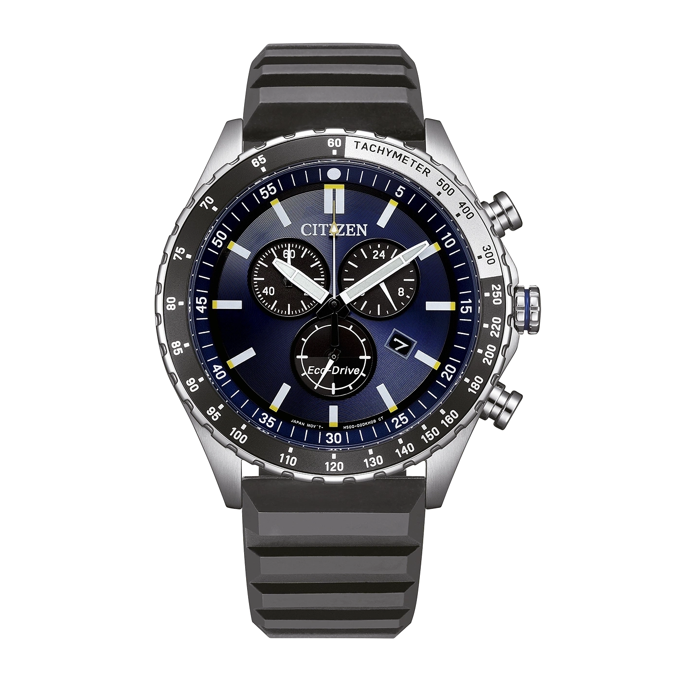 De Citizen AT2569-04L is een sportief en modern herenhorloge met een roestvrijstalen kast, een blauwe wijzerplaat en een comfortabele blauwe leren band. Dit horloge maakt gebruik van Citizen Eco-Drive technologie, waardoor het wordt aangedreven door licht en geen batterij nodig heeft. Voorzien van een chronograaf, datumweergave en een waterdichtheid tot 100 meter, ideaal voor dagelijks gebruik en een sportieve uitstraling.