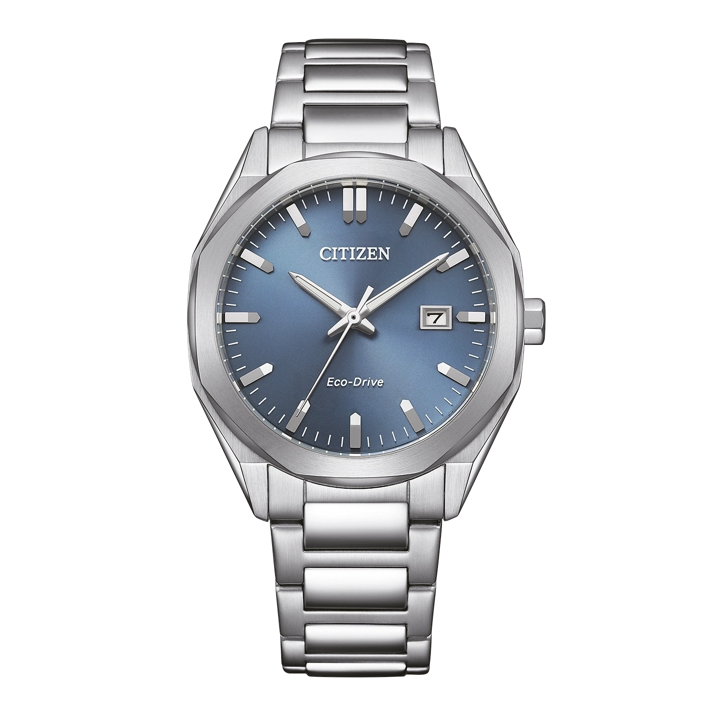 De Citizen Heren BM7620‑83A is een moderne, compacte Eco‑Drive herenhorloges met een kastdiameter van ongeveer 38 mm, gemaakt van roestvrij staal met een bijpassende stalen band en kristalglas voor extra krasbestendigheid. Ze werken op Citizen Eco‑Drive technologie, wat betekent dat het horloge wordt aangedreven door licht en geen batterijen nodig heeft en een gangreserve van ca. 180 dagen biedt. Het analoge uurwerk heeft een datumweergave en een batterijniveau‑indicator, en dankzij de waterdichtheid tot 10 bar (100 m) is het ideaal voor dagelijks dragen en watersportactiviteiten zoals