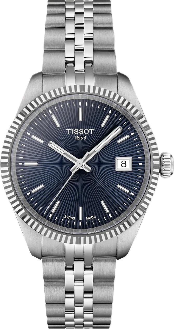 De Tissot Ballade (modelnummer T1562101104100) is een zilverkleurig polshorloge met een roestvrijstalen kast en band, blauwe wijzerplaat en Zwitserse quartz-beweging. Waterdicht tot 10 ATM en krasbestendig saffierglas. Draag dit elegante horloge dagelijks of bij speciale gelegenheden voor een stijlvolle en moderne uitstraling. Voeg een vleugje luxe aan je pols toe!