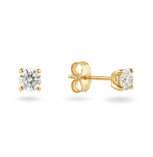 Diamantkwaliteit: VS 1 (Zeer kleine insluitsels 1)
Gehalte fijngoud: 14 karaat
Kleur: Geelgoud
