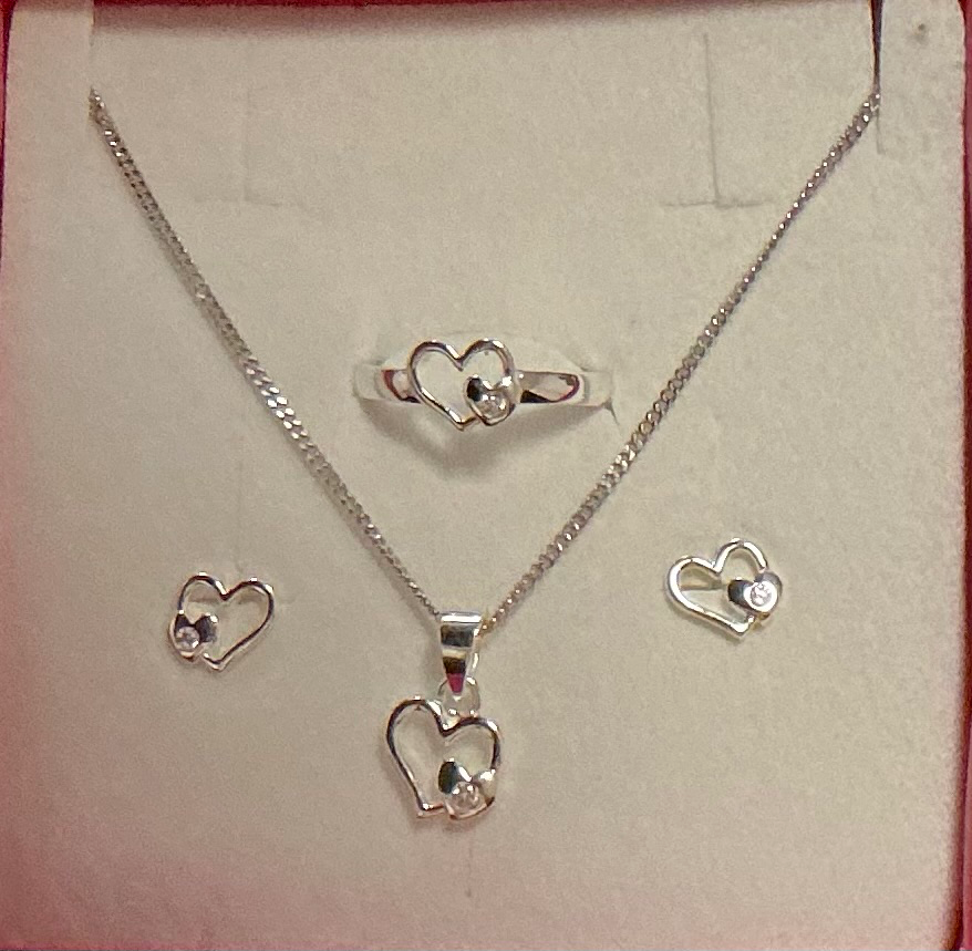 Zilver collier met hanger